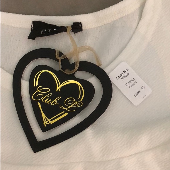 White Cold Shoulder Dress - Picture 1 of 2